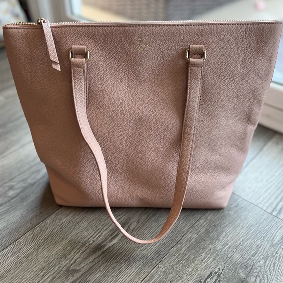Kate Spade Larchmont Avenue Penny Pink Pebble Leather Tote Bag Purse NWT ♠️ - Picture 12 of 12